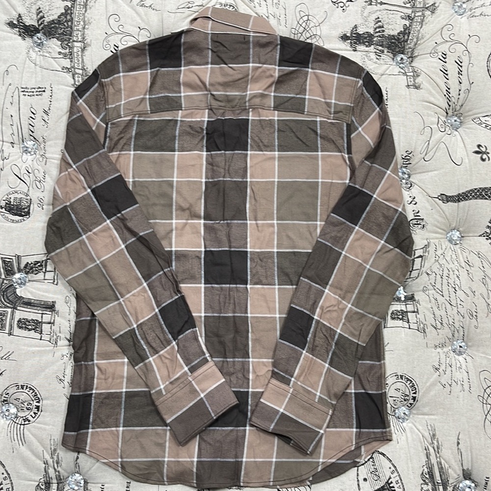 💥 PAIGE Everett Plaid Flannel Button-Up Shirt - Picture 10 of 10